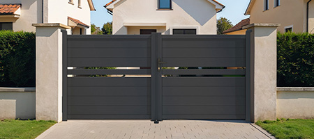 Doppelflügeltor Aluminium